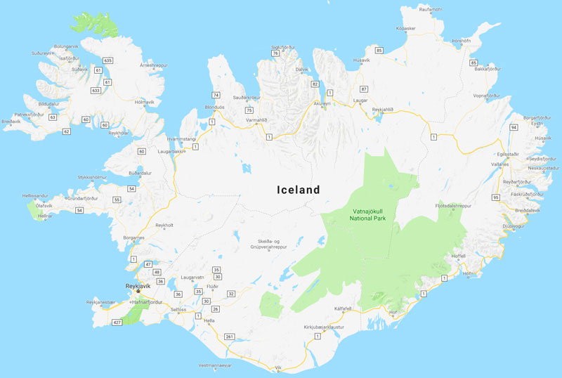 Google map showing ring road